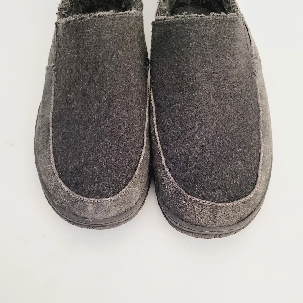 Makalu California Gray Suede Slip On Slipper Shoes‎